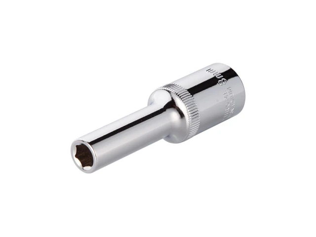 Головка шестигранна подовжена 1/2" 8*78 мм CrV INTERTOOL ET-0108 