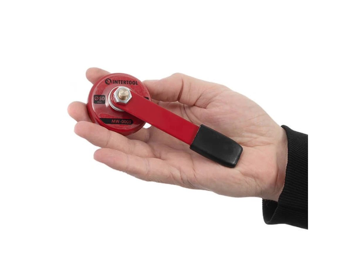 Контакт магнитный с рукояткой Ø50 мм 300 А INTERTOOL MW-0009 