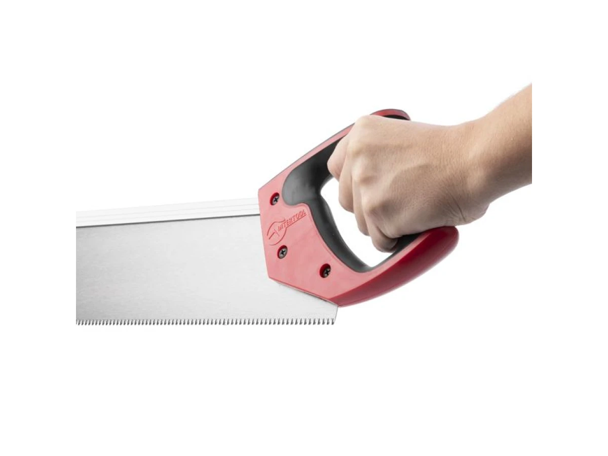 Ножівка пасовочна по деревині 300 мм, 12 зуб/дюйм INTERTOOL HT-3113 