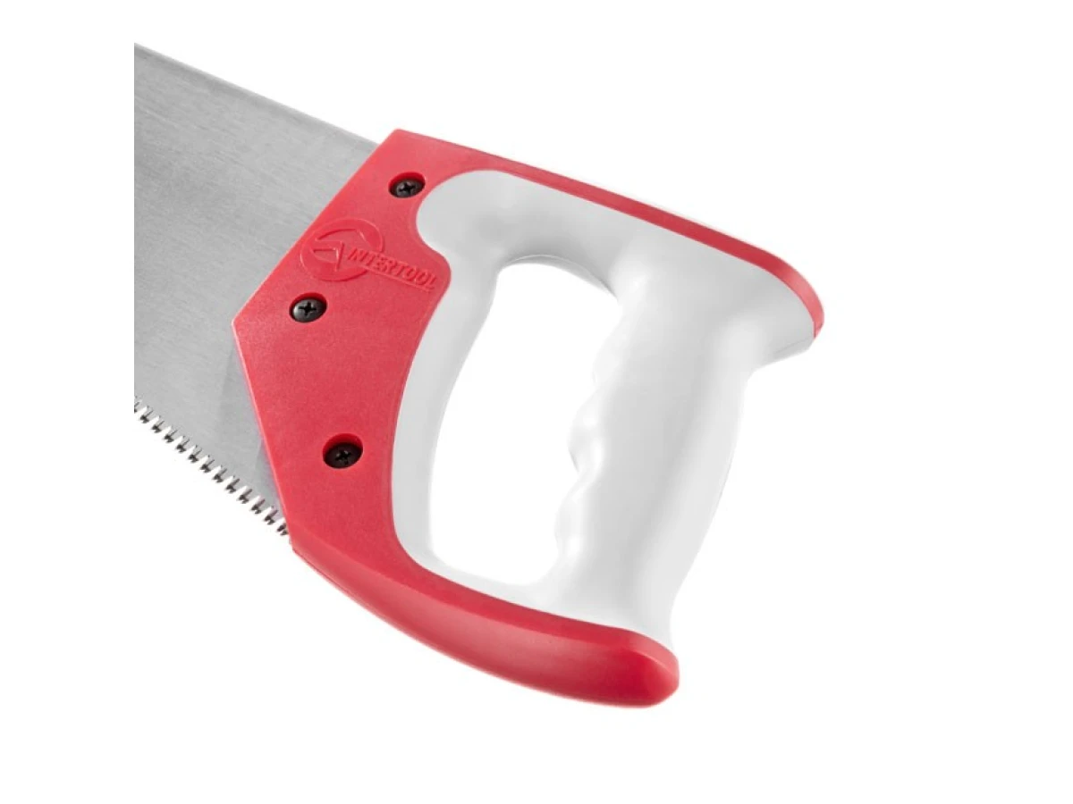 Ножівка по деревині 400 мм з гартованим зубом, потрійне заточування, 11 зуб/дюйм INTERTOOL HT-3161 