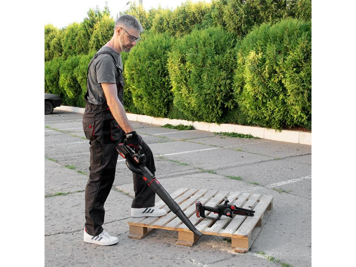 Воздуходувка аккумуляторная 20 В, воздушный поток 144 км/ч, без ЗУ и АКБ, STORM INTERTOOL WT-9114 