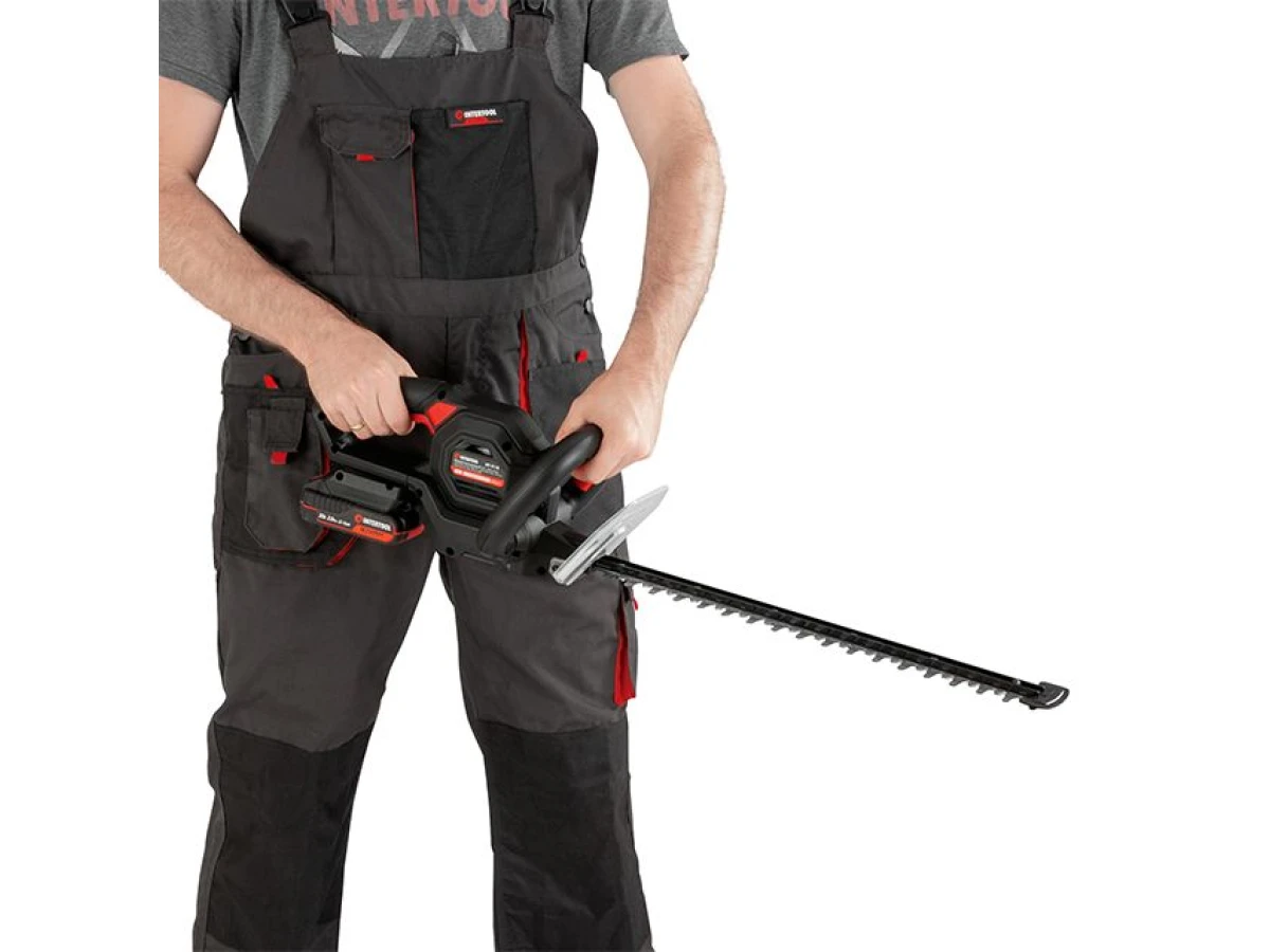 Кусторез аккумуляторный 20 В, 2000 об/мин, длина шины 500 мм, диаметр среза 18 мм, лезвия 65 mn, без ЗУ и АКБ, STORM INTERTOOL WT-9115 