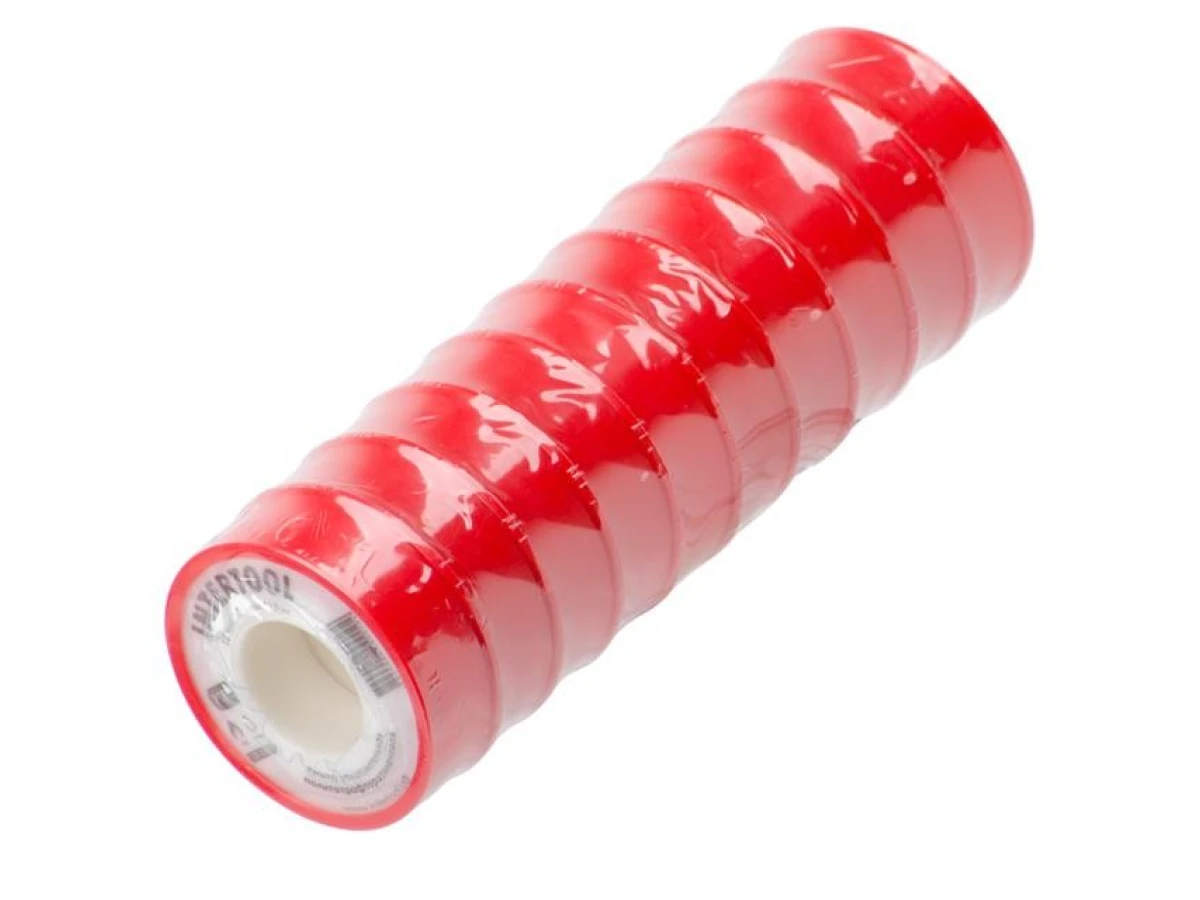 Стрічка тефлонова, фум (политетрафторетиленова) 15 м * 0.1 мм * 12 мм, 0.2 г/см³ INTERTOOL IT-0001 