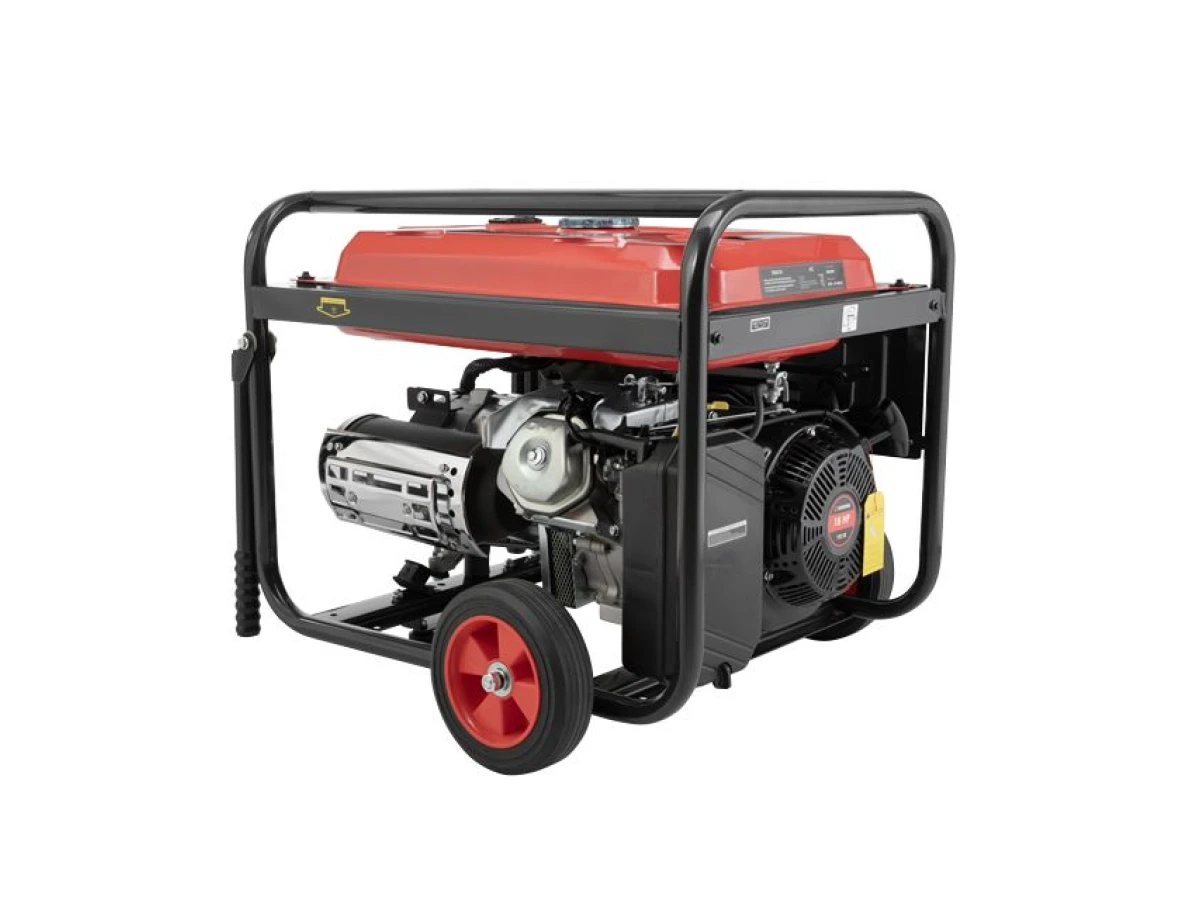 Генератор бензиновый 8/8.5 кВт, 220/380 В, 25 л, электро+ручной старт, медная обмотка, STORM INTERTOOL DT-1186 
