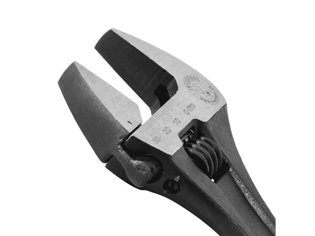 Ключ разводной, 250 мм, Cr-V, черный, фосфатированный INTERTOOL XT-0060 