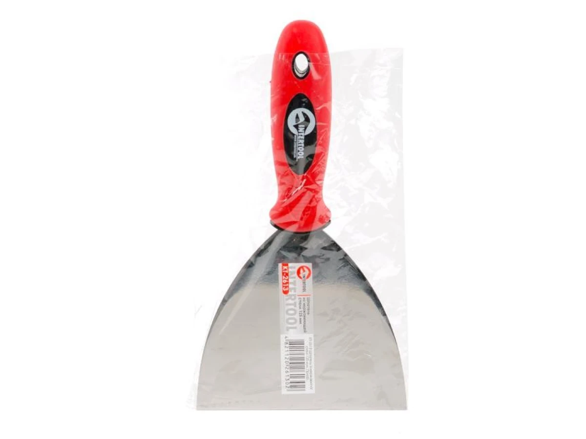 Шпатель из нержавеющей стали 125 мм Проф INTERTOOL KT-2613 