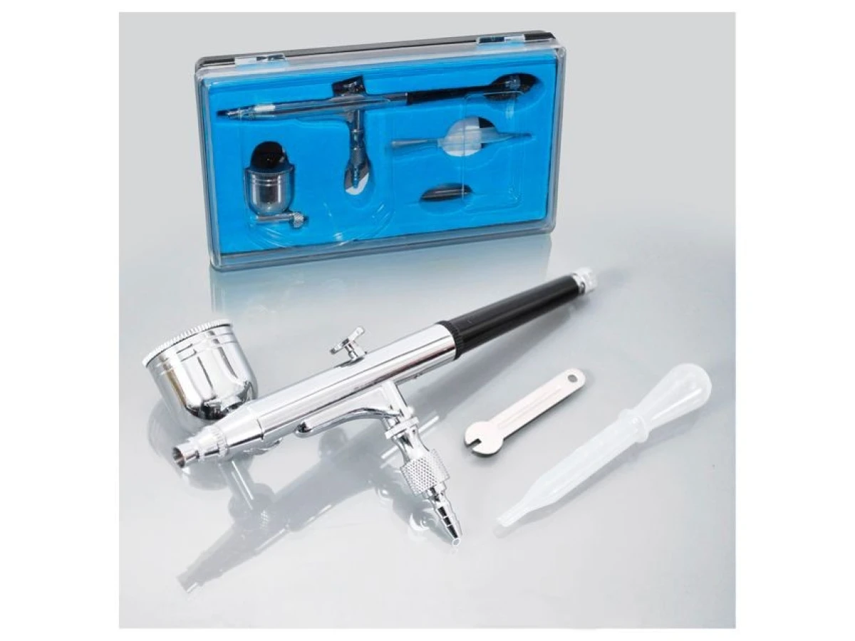 Аерограф міні з набором аксесуарів INTERTOOL PT-1504 