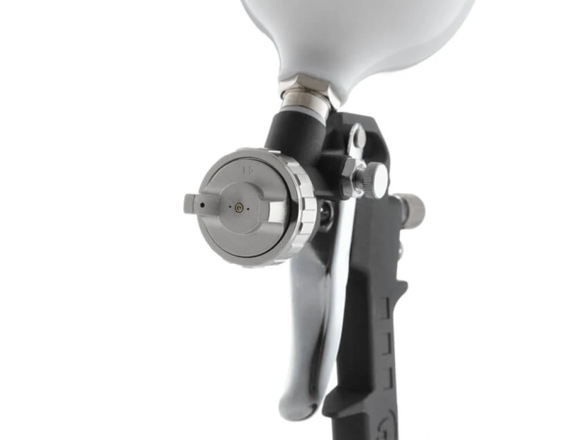 Фарбопульт пневматичний HP, форсунка 1.5 мм, верхній пластиковий бачок 600 мл, 3 регулювання, 5 bar INTERTOOL PT-0210 