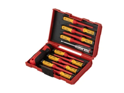 Набір ізольованих викруток з викруткою індикатором 14 од INTERTOOL VT-3614