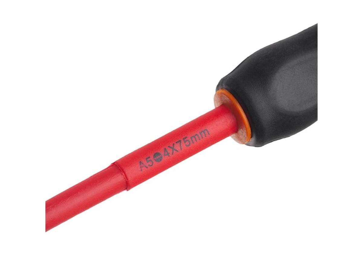 Викрутка шліцева ізольована 0.8*4 мм, 75 мм, 1000 В INTERTOOL VT-3204 