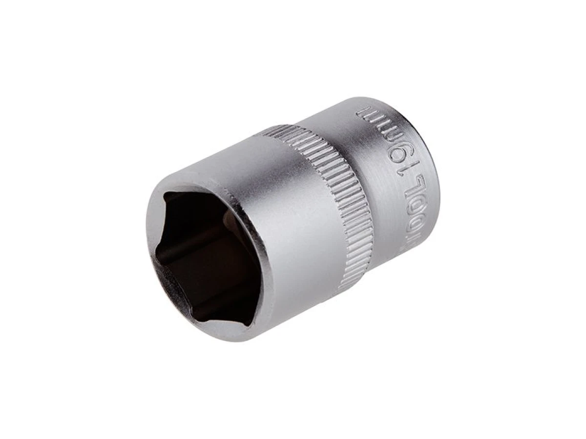 Головка шестигранна 1/2", 19*38 мм INTERTOOL ET-2019 