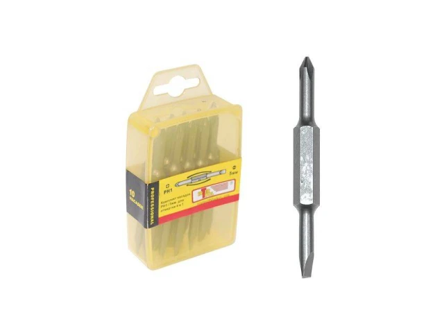 Комплект насадок до викруток PH1/SL5 мм 4 в 1 (10 од./упак.) INTERTOOL VT-0061 