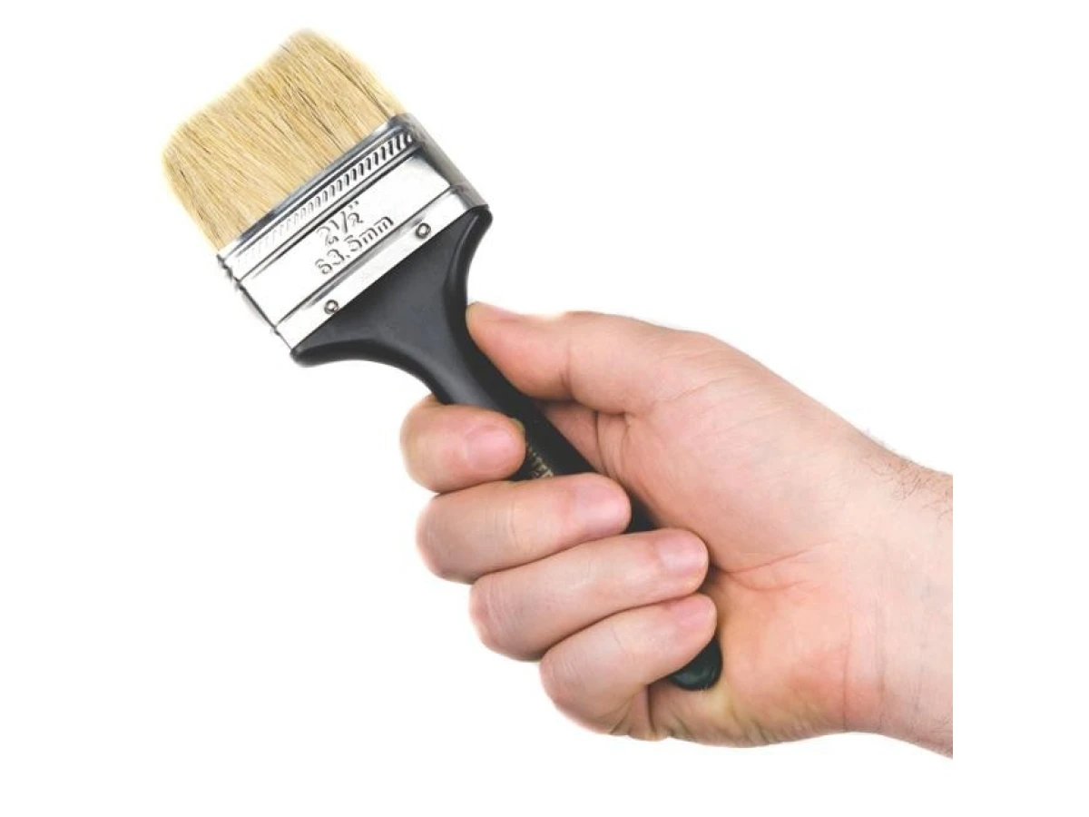 Пензель флейцевий з натуральним ворсом 2,5” INTERTOOL KT-1363 