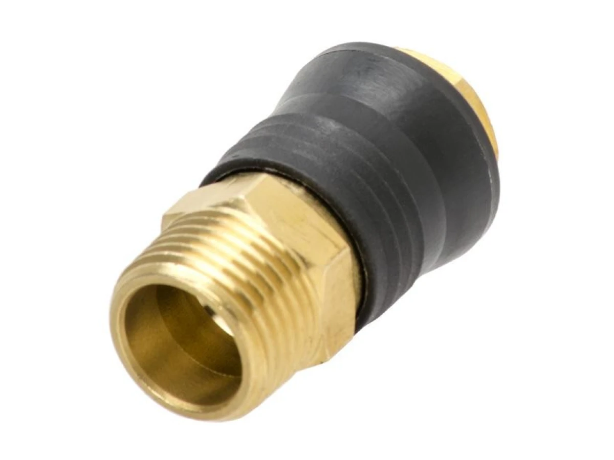 Швидкороз'ємне з'єднання із зовнішньою різьбою 1/2", латунь INTERTOOL PT-1817 