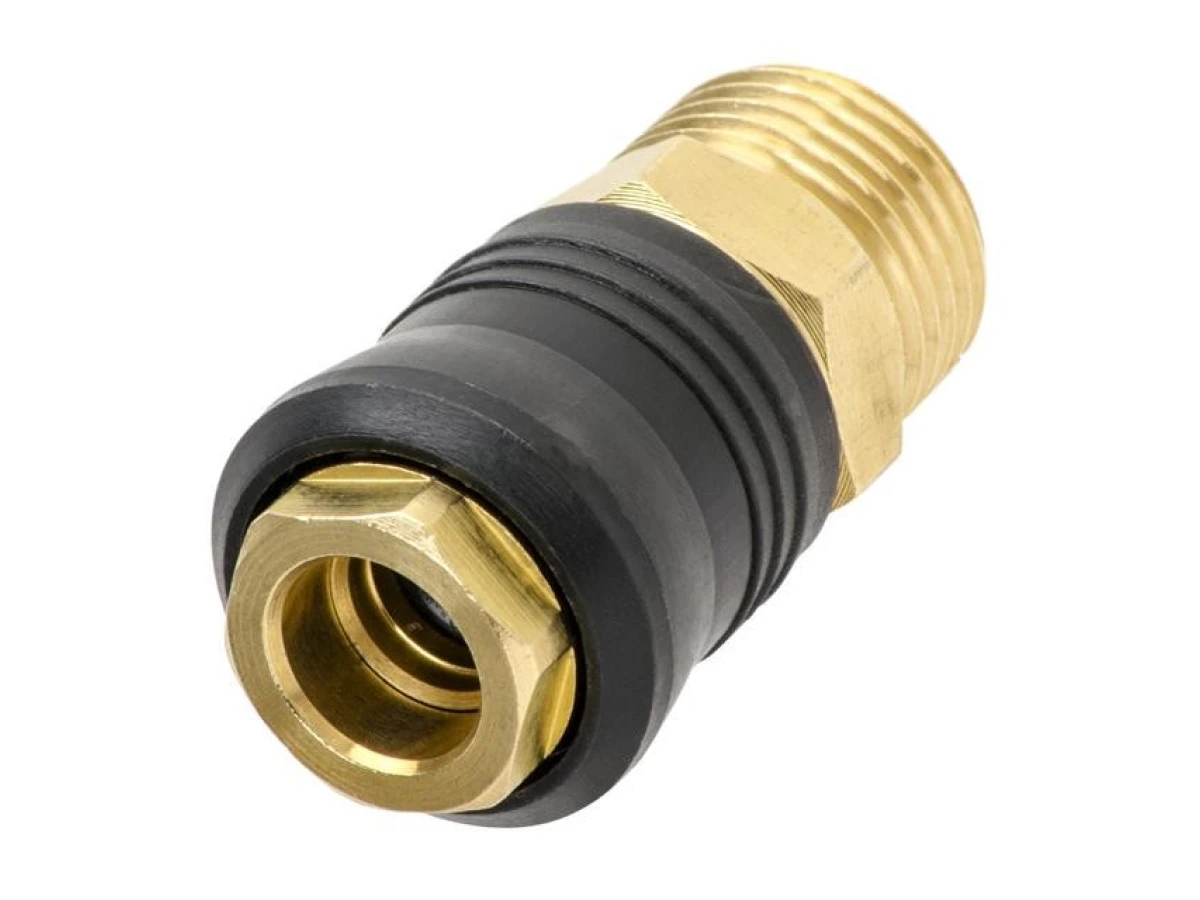 Швидкороз'ємне з'єднання із зовнішньою різьбою 1/2", латунь INTERTOOL PT-1817 