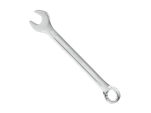 Ключ комбінований 22 мм, CrV, покриття Сатин-хром PROF DIN3113 INTERTOOL XT-1022 