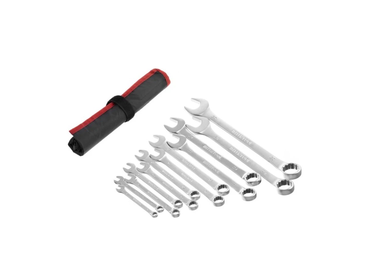 Набір ключів комбінованих, 12 шт, 8-30 мм INTERTOOL HT-1251 