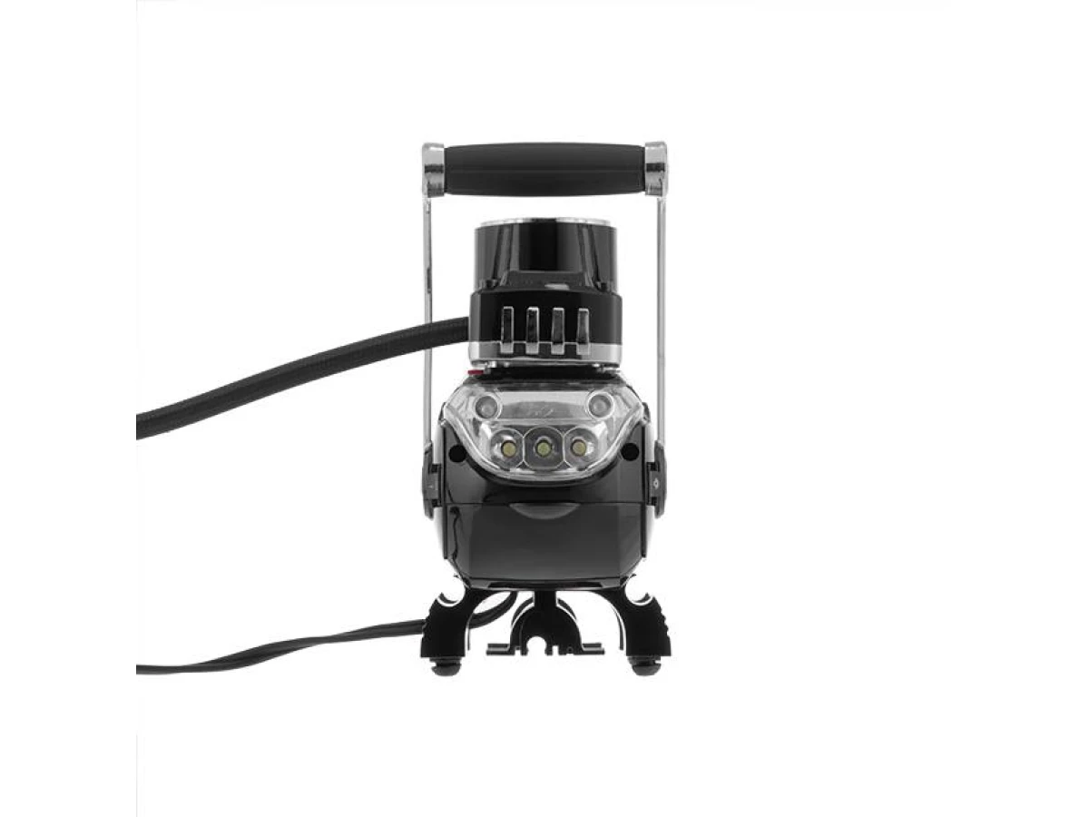 Компресор автомобільний 12 В. Два циліндра 30 мм INTERTOOL AC-0003 