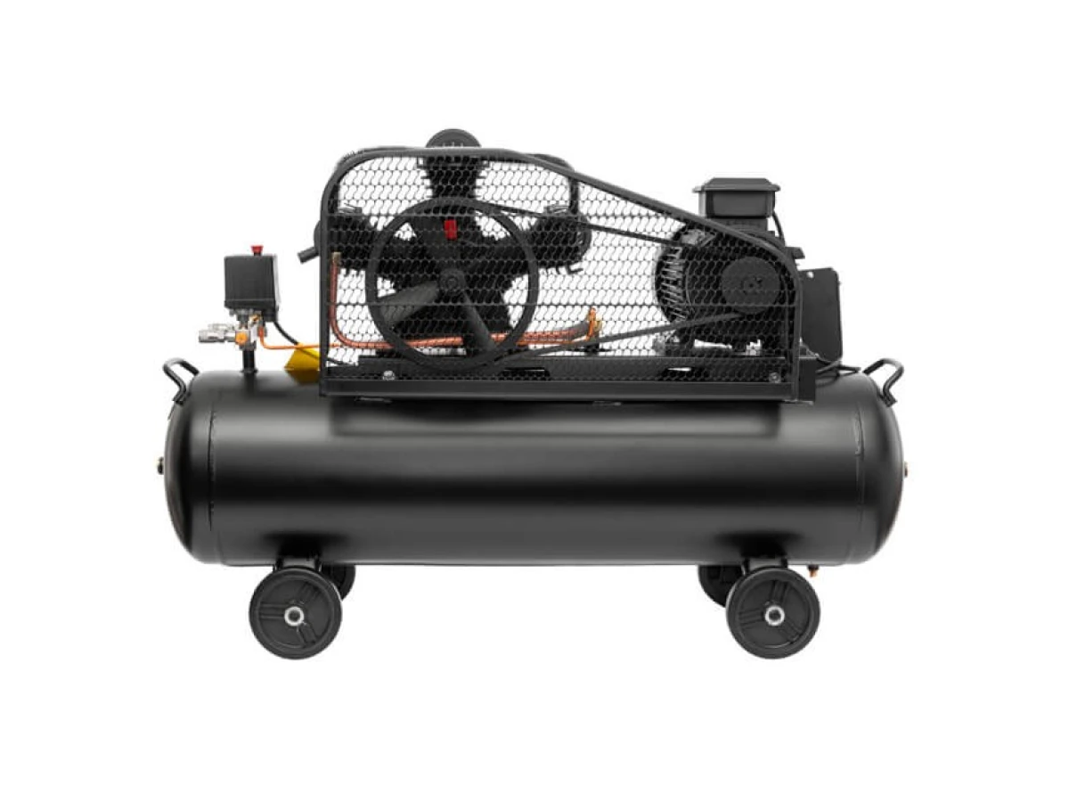 Компресор 100 л, 4 кВт, 380 В, 10 aтм, 600 л/хв., 3 циліндри STORM INTERTOOL PT-0036 