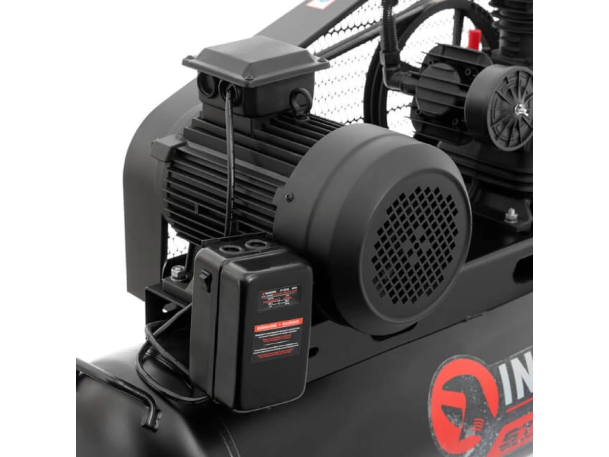 Компресор 100 л, 4 кВт, 380 В, 10 aтм, 600 л/хв., 3 циліндри STORM INTERTOOL PT-0036 