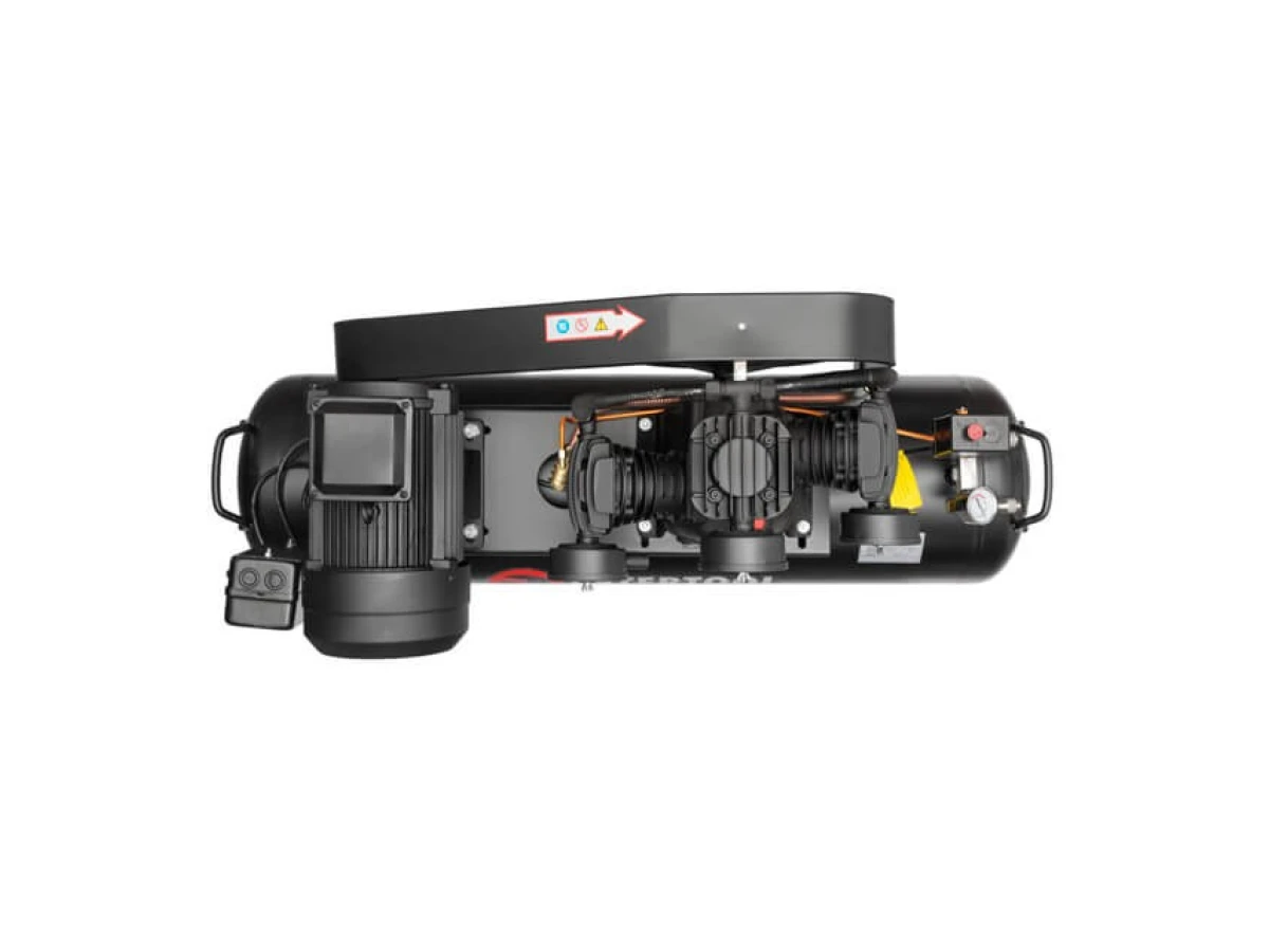 Компресор 100 л, 4 кВт, 380 В, 10 aтм, 600 л/хв., 3 циліндри STORM INTERTOOL PT-0036 