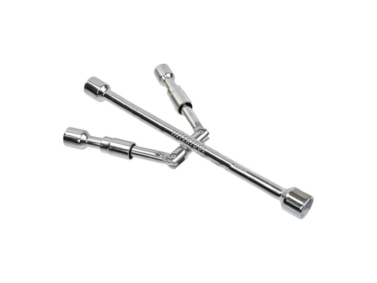 Ключ балонний розкладний 17*19*21*23мм INTERTOOL HT-1596 