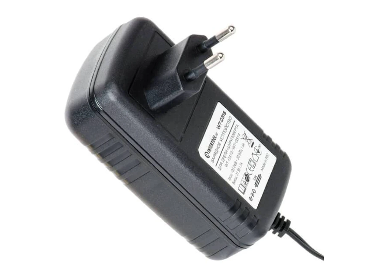 Пристрій зарядний для дриля-шурупокрута Li-Ion 18 В WT-0313 / WT-0314 / WT-0317 INTERTOOL WT-0316 