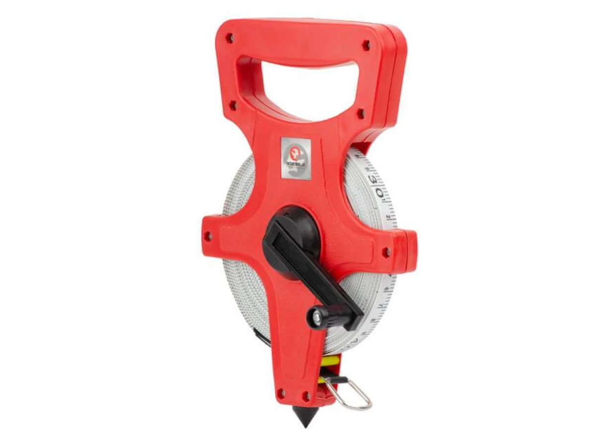 Рулетка з полотном зі скловолокна 30 м x 13 мм INTERTOOL MT-0753 