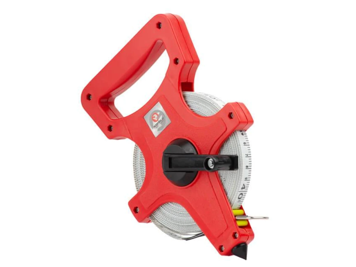 Рулетка з полотном зі скловолокна 30 м x 13 мм INTERTOOL MT-0753 