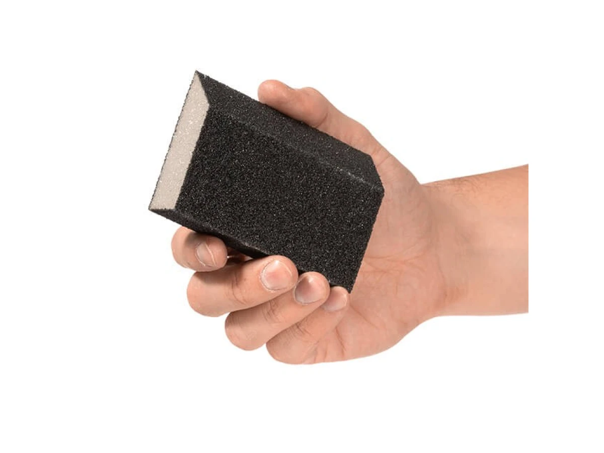 Губка для шліфування трапеція 110 * 75 * 54 * 25 мм, оксид алюмінію К60 INTERTOOL HT-0806 