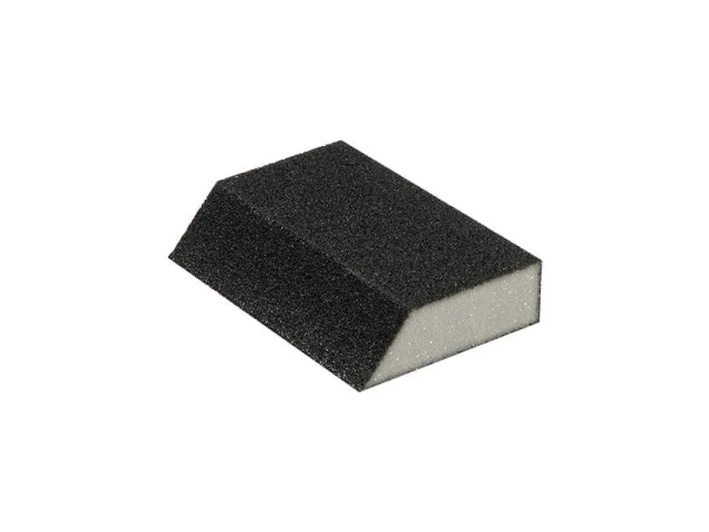 Губка для шліфування трапеція 110 * 75 * 54 * 25 мм, оксид алюмінію К80 INTERTOOL HT-0808 