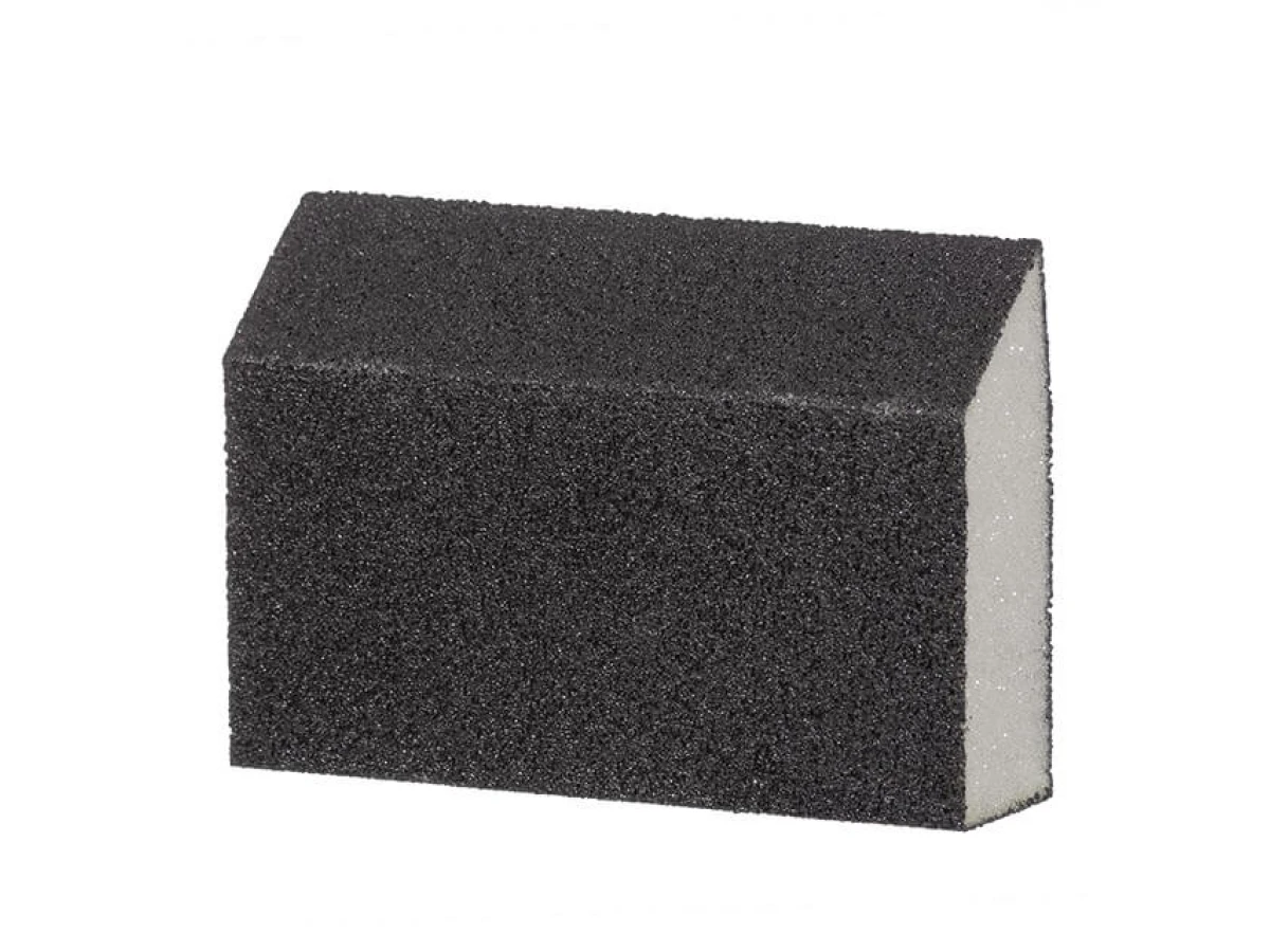 Губка для шліфування трапеція 110 * 75 * 54 * 25 мм, оксид алюмінію К120 INTERTOOL HT-0812 