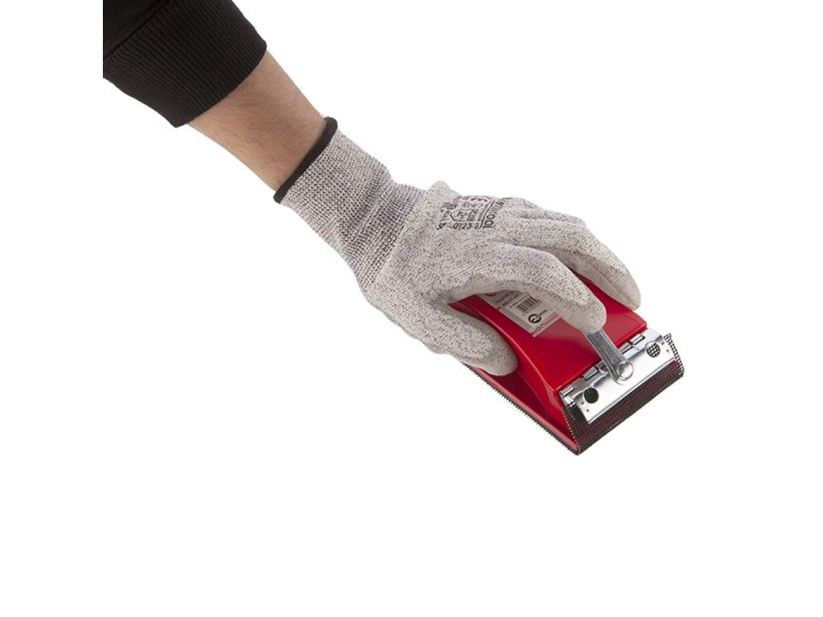 Брусок для шліфування 85x165 мм, металевий затискач для швидкої та надійної фіксації INTERTOOL HT-0001 