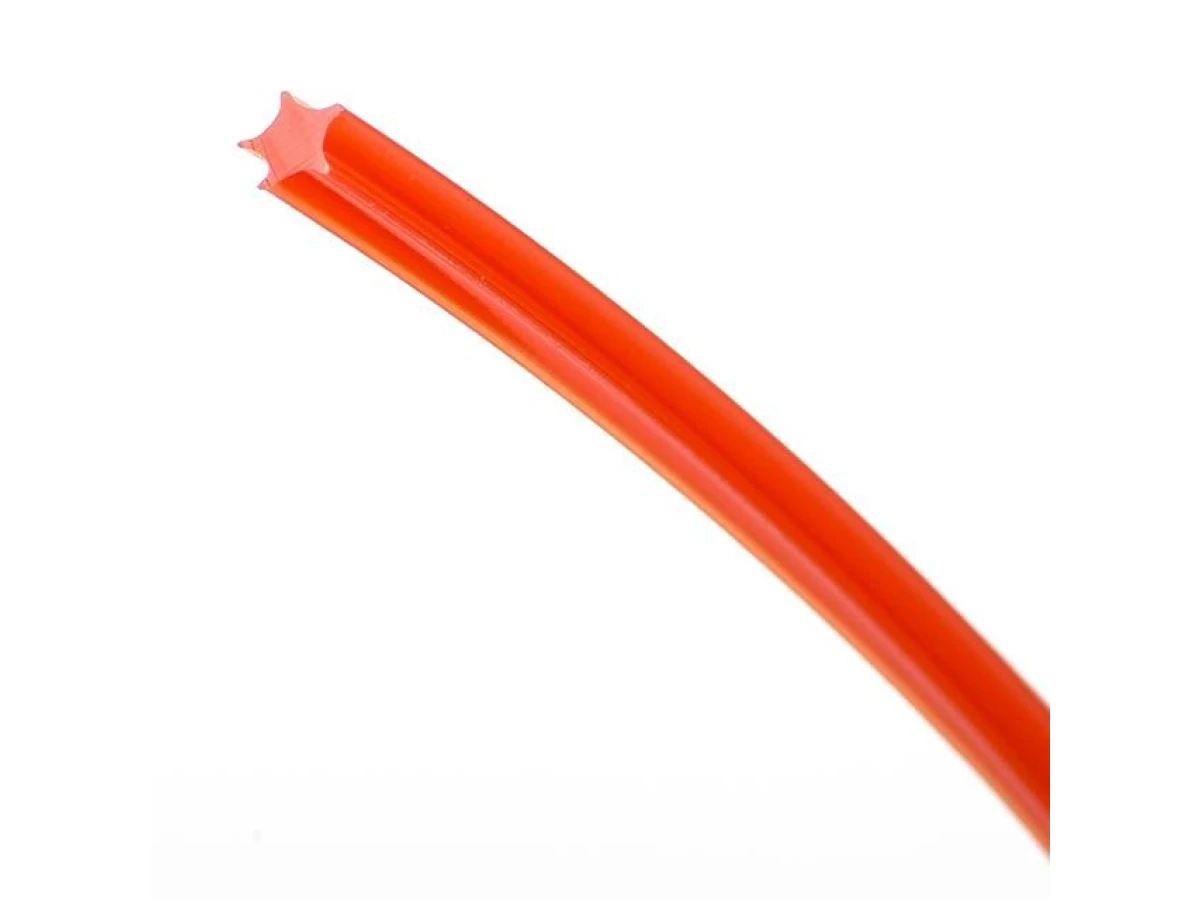 Волосінь для тріммерів та бензокос зірка, 2.0 мм, бухта 245 м, червона INTERTOOL DT-2271 