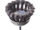 Щітка чашкова 75 мм для дриля, 1/4" (пучки крученого дроту) INTERTOOL BT-3075 
