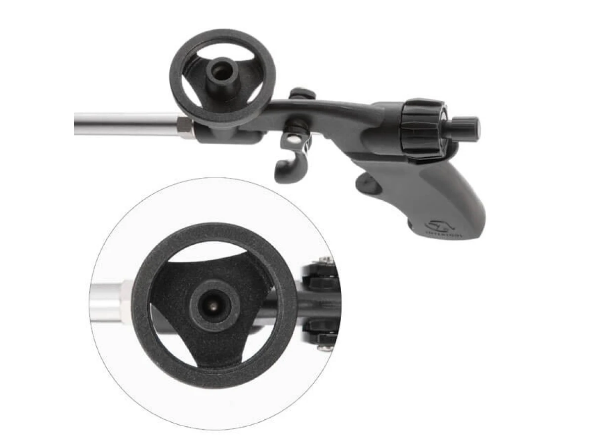 Пістолет для піни ручний, механічний, з тефлоновим покриттям трубки та тримача балону, зі змінними насадками INTERTOOL PT-0605 