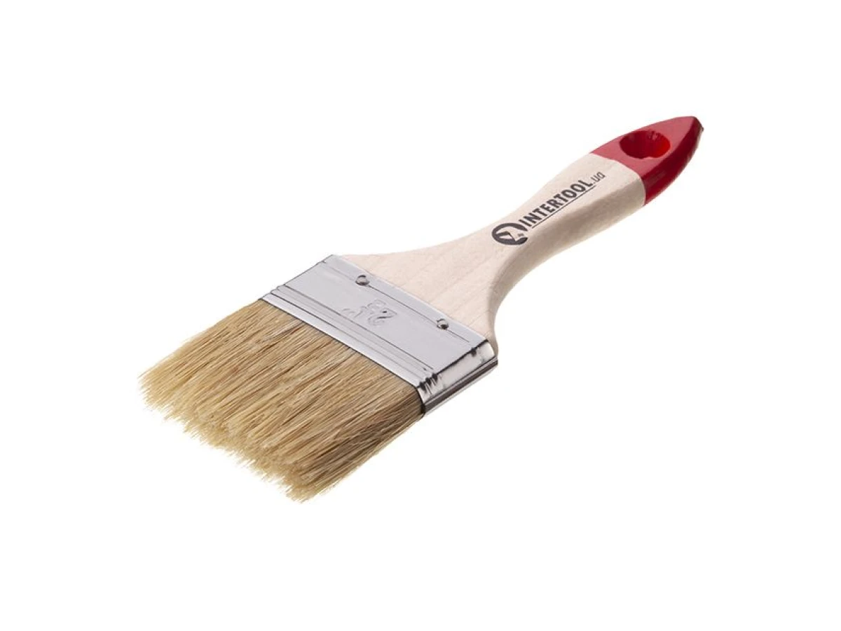 Пензель флейцевий 63x10x46 мм INTERTOOL KT-1263 