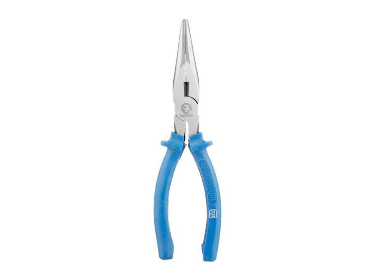 Довгогубці прямі 200 мм INTERTOOL HT-0123 