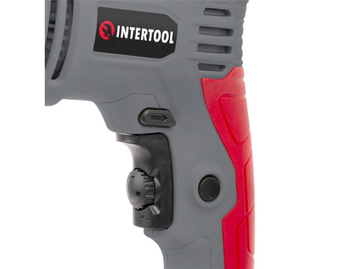 Дрель ударная 600 Вт, 0-3000 об/мин, 1.5-13мм, реверс INTERTOOL DT-0109 