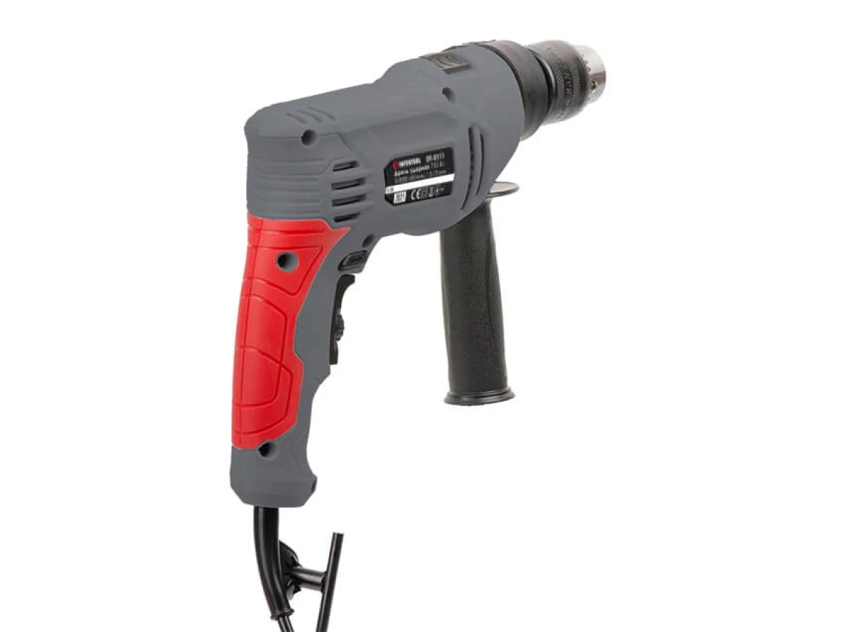 Дрель ударная 750Вт, 0-3000 об/мин, 1.5-13мм реверс INTERTOOL DT-0111 