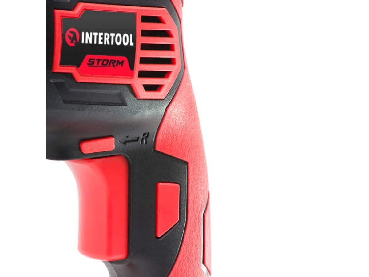 Дрель электрическая 500 Вт, 0-2400 об/мин, 0.8-10 мм, быстрозажимной патрон, реверс INTERTOOL WT-0115 