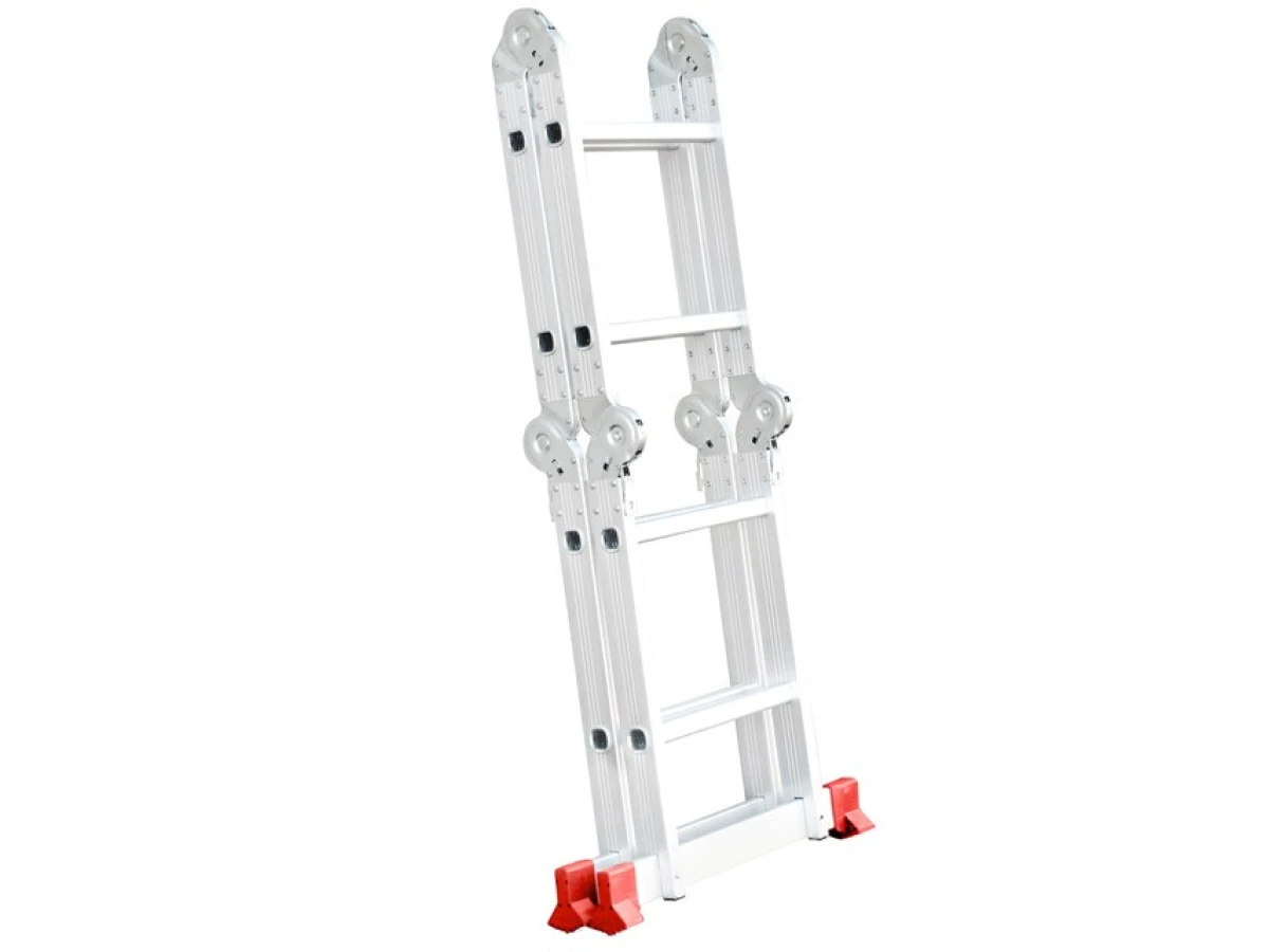 Лестница алюминиевая мультифункциональная трансформер 4*2 ступ. 2.38м INTERTOOL LT-0028 