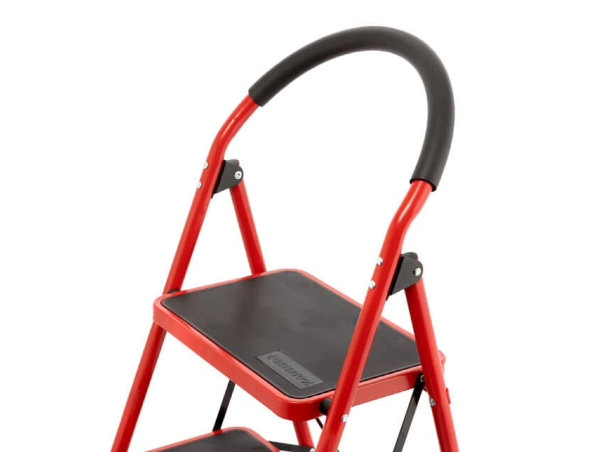 Стремянка 4 ступени 380*260мм высота 1374мм, до верхней ступени 972мм INTERTOOL LT-0038 