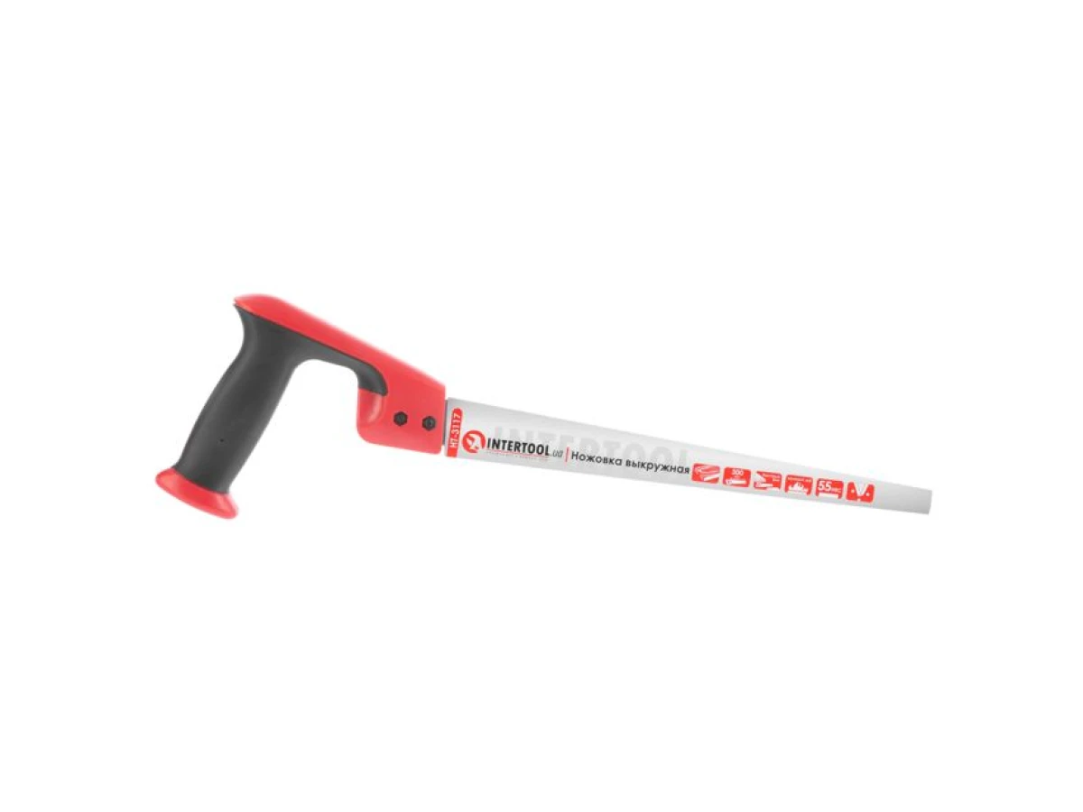 Ножівка викружна 300 мм, 8 зуб/дюйм INTERTOOL HT-3117 