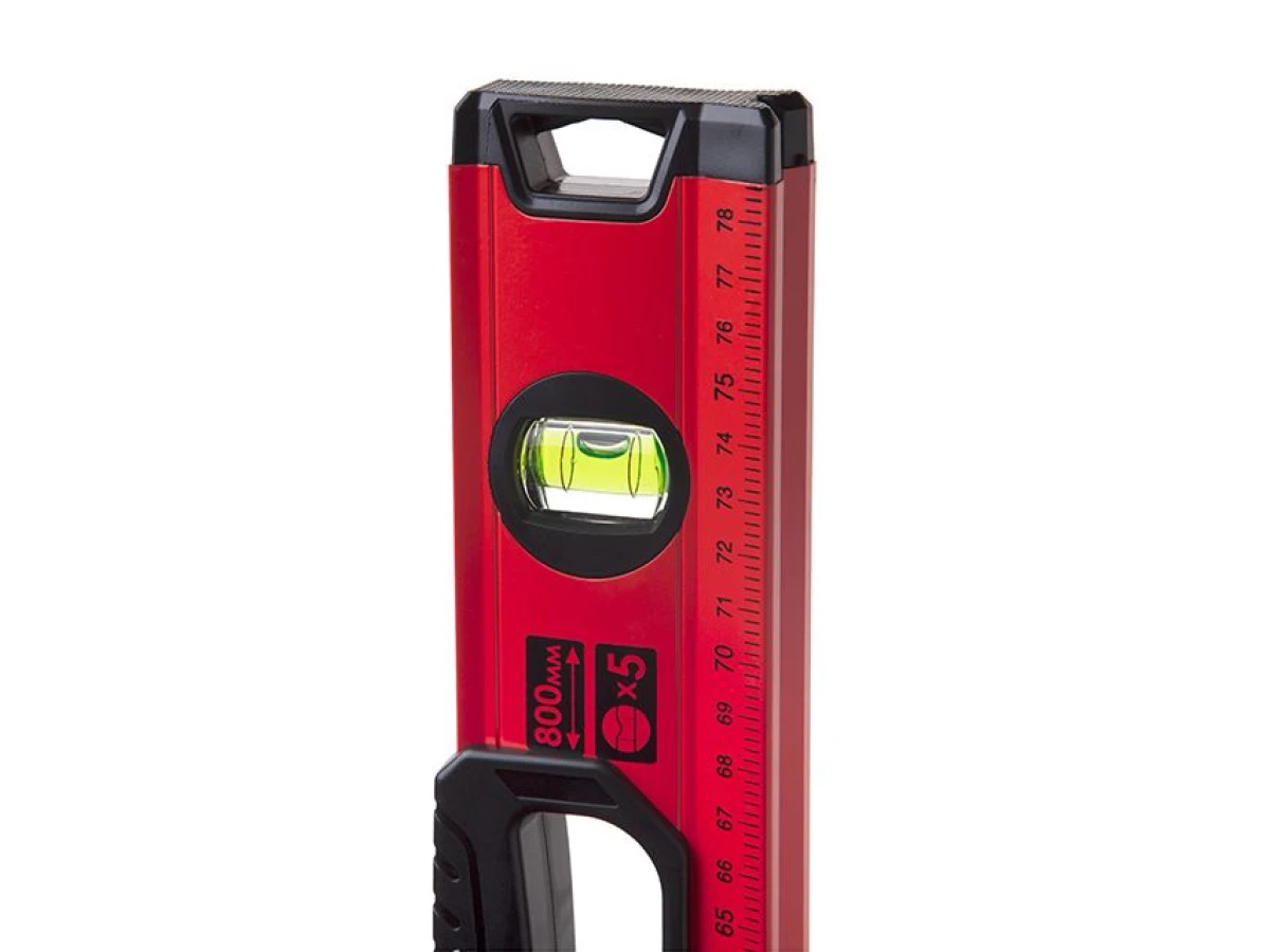 Рівень спеціальний 800 мм, 5 вічок INTERTOOL MT-1008 