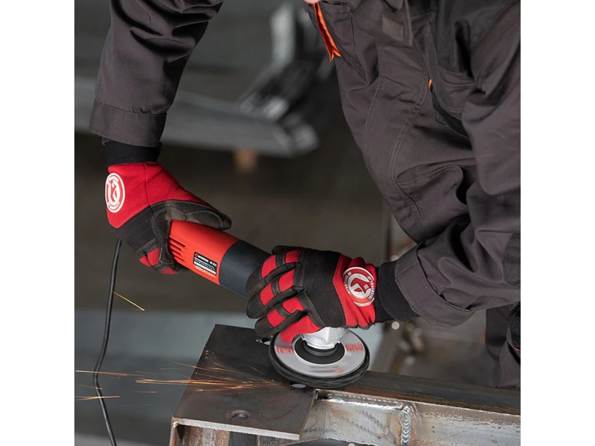 Шлифмашина угловая, 1100 Вт, диаметр круга 125 мм, регулировка оборотов 3000-12000 об/мин INTERTOOL WT-0223 