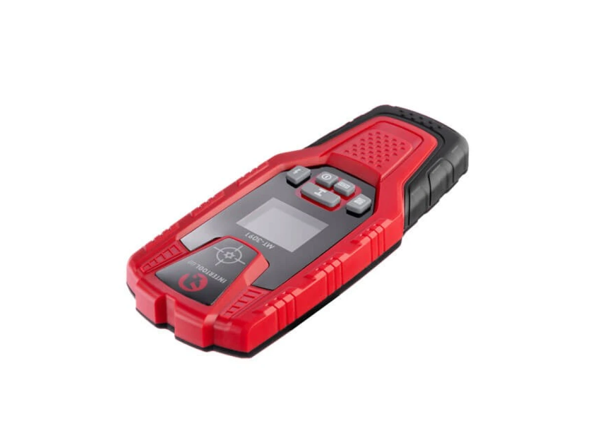 Детектор проводки, макс. глубина 10см, цветной дисплей INTERTOOL MT-3091 