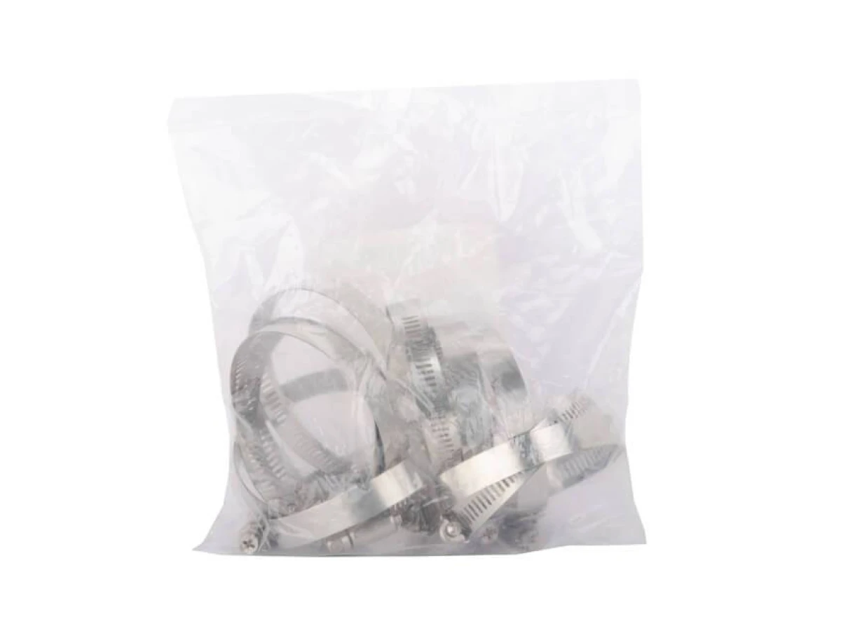 Хомут нержавіюча сталь 12,7 мм, D - 52-76 мм INTERTOOL TC-1152 