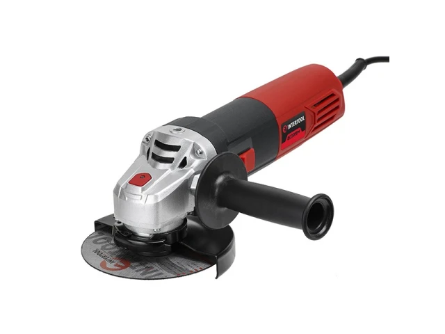 Шлифмашина угловая, 1100 Вт, диаметр круга 125 мм, регулировка оборотов 3000-12000 об/мин INTERTOOL WT-0223 