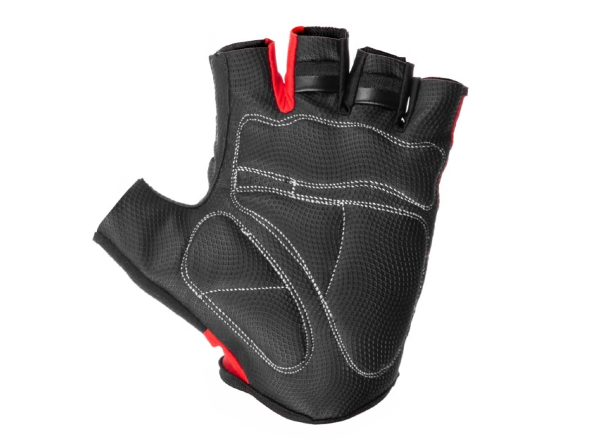 Перчатка без пальцев,экокожа "sryno", дышащая ткань на тыльной стороне из лайкры, защитные вставки на ладони,фиксация ремешком на липучке, 10 " INTERTOOL SP-0144 